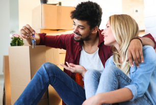 Couple moving in together